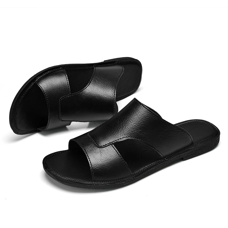 men's shoes high quality comfortable soft sole soft surface men's sandals simple casual Anti slip beach sandals slippers men