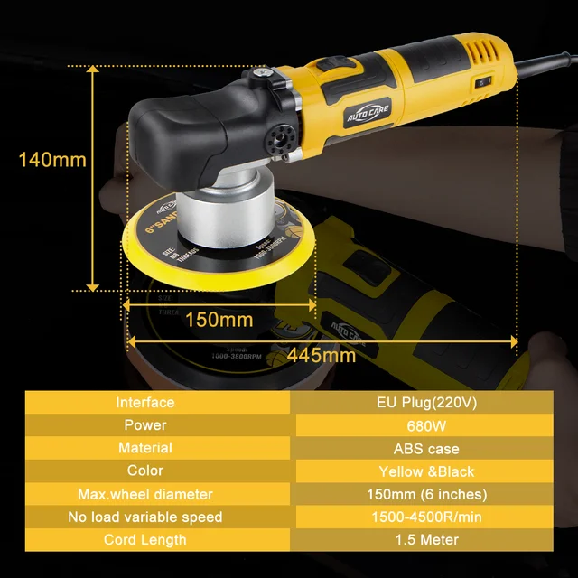 700W Dual Action Car Polisher Kit Machine 5Inch DA Car Polishing Machine  Random Orbital Buffer Tool BATOCA - AliExpress