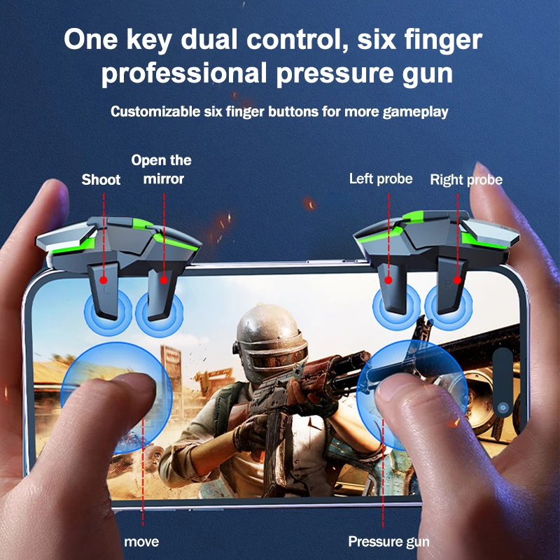 DY02 ޴  Ʈ 6 հ   L1R1 Ű  PUBG, IOS ȵ̵  е ̽ƽ Ʈѷ