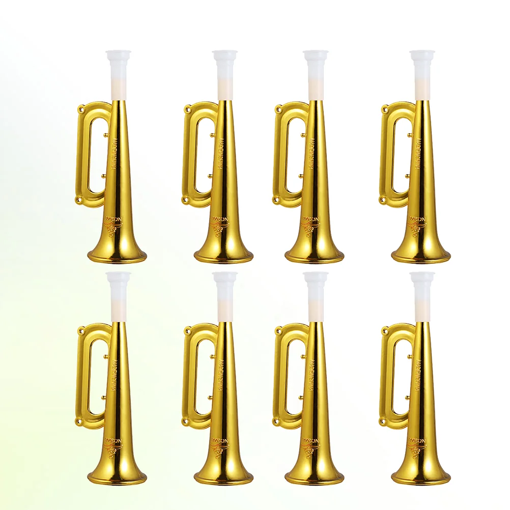 18 Pcs Plastic Trumpet Toys Kids Musical Instruments Sports Props Promotional Gadgets Party Gifts Souvenirs Horns For Team