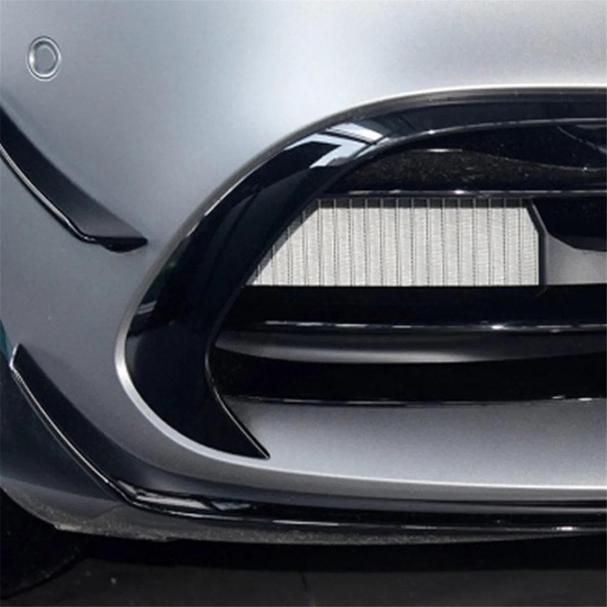 Front Bumper Spoiler Decorative Front Bumper Lip For Mercedes Benz A-Class W176 AMG-Line A45 2015-