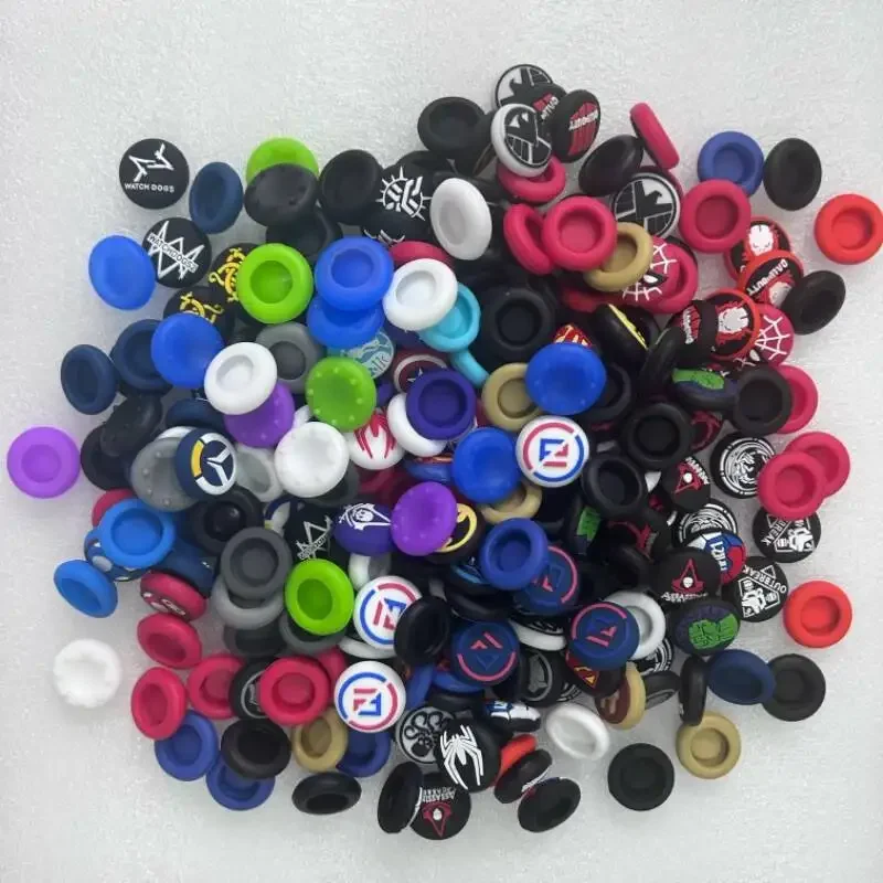 40pcs/lot Random Shipment Mix Color for Ps4 Ps5 for Xboxone Series S X Joystick Thumb Stick Grip Silicone Cap