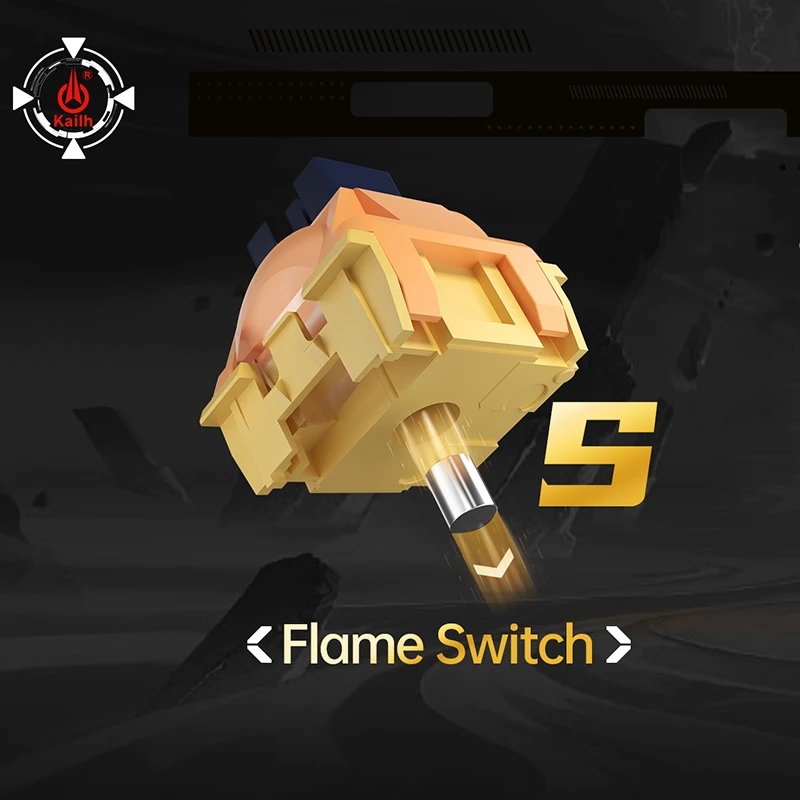 1/3/5Pcs Kailh 소스 시리즈 자기 키보드 스위치 Flame Mistral 긴 수명 기계식 키보드 스위치 2024 새로운 도착