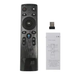 Enhanced Wireless Voice Control Air Mouse Remote (Black)