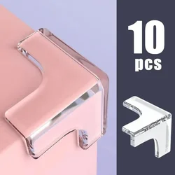 10 - Pack Clear Soft Corner Protectors for Furniture and Coffee Tables (T - shape)