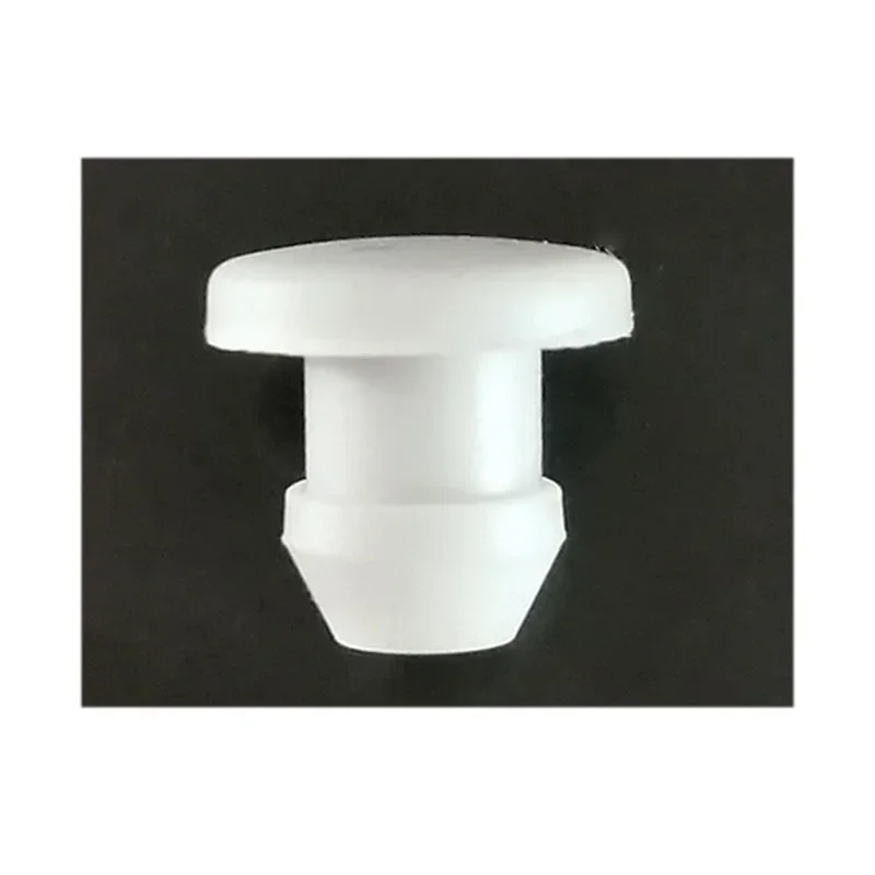 1-10Pcs White Silicone Rubber Caps T Type Plug Cover Conical Snap-on Gasket Blanking End Seal Stopper Tube Inserts Bung silicone rubber plugs,rubber caps,silicone rubber caps