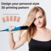3D Styling Straightener  3D Image Hair Imprinting Iron  Star Splint Curling Iron Straightener  5 Different Plates 3D Embossing 1