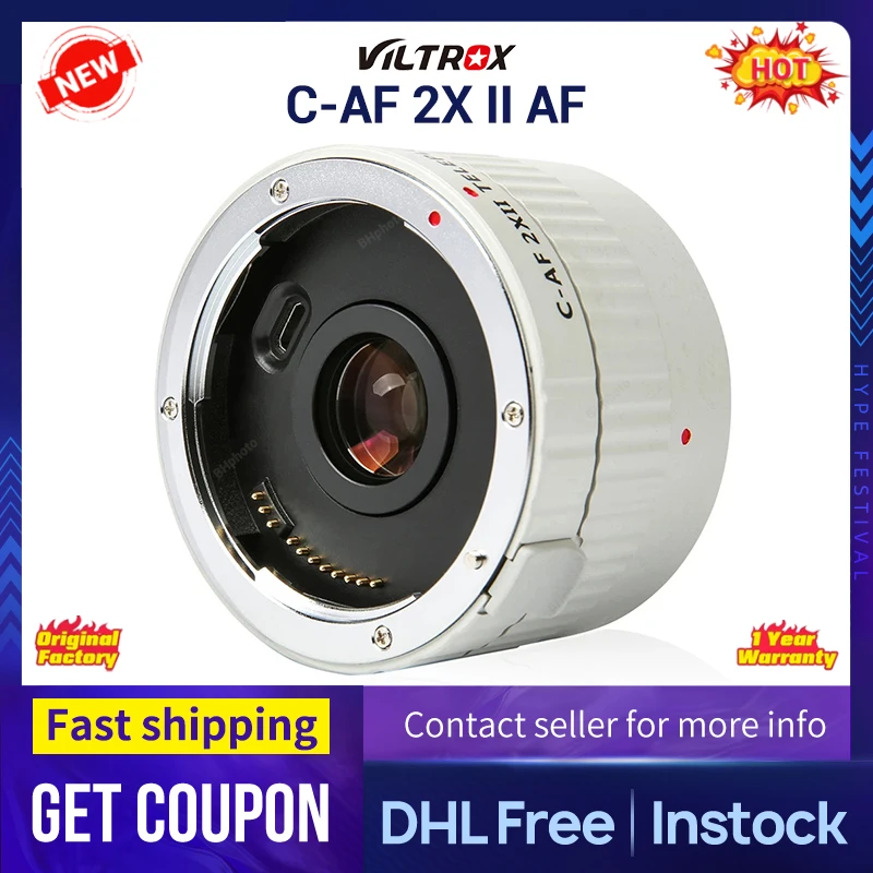 VILTROXCAF2XIIAFAutoFocusTeleconverterLensExtender