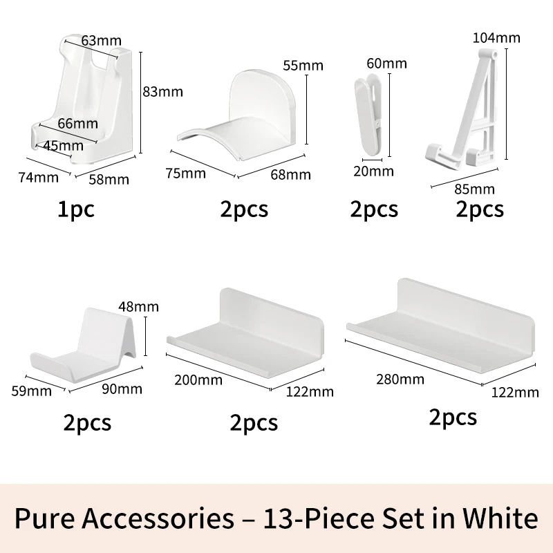 Versatile Desk Organizer - Freestanding or Clamp Design for Office Supplies, File Storage & Display Shelf
