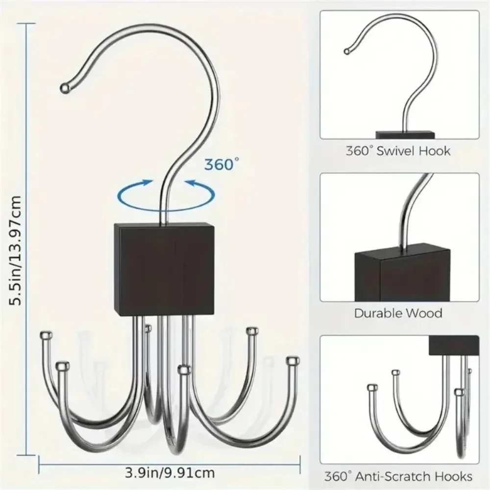 Rotating Closet Hanger Hook 3