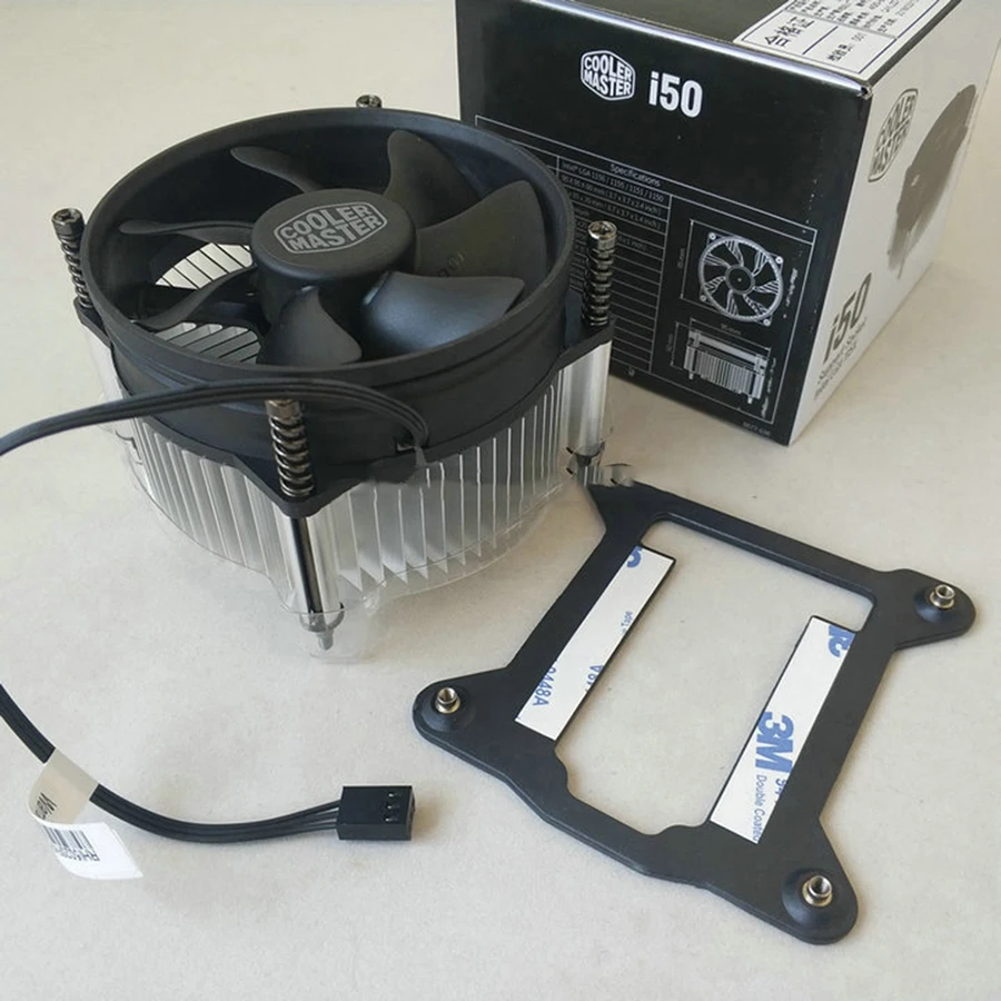 Intel, 120mm, Luz Azul, Ventilador Silencioso para