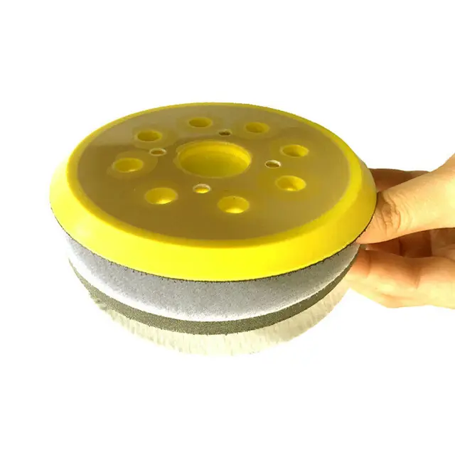 5" 125mm 8 Holes Sanding Pads Hook & Loop Backing Plate Polishing Pad Polishing Pad Random Orbital Sander Air Grinders 6
