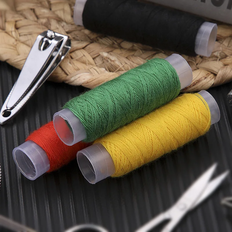 Portable Sewing Kit for Beginners with Thread Needles Scissors