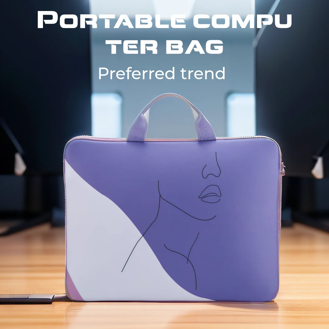 Laptop Bag Handbag 11 Inch 13 Inch 14 15 16 17 Heat Transfer Printing Trend Laptop Protection Bag