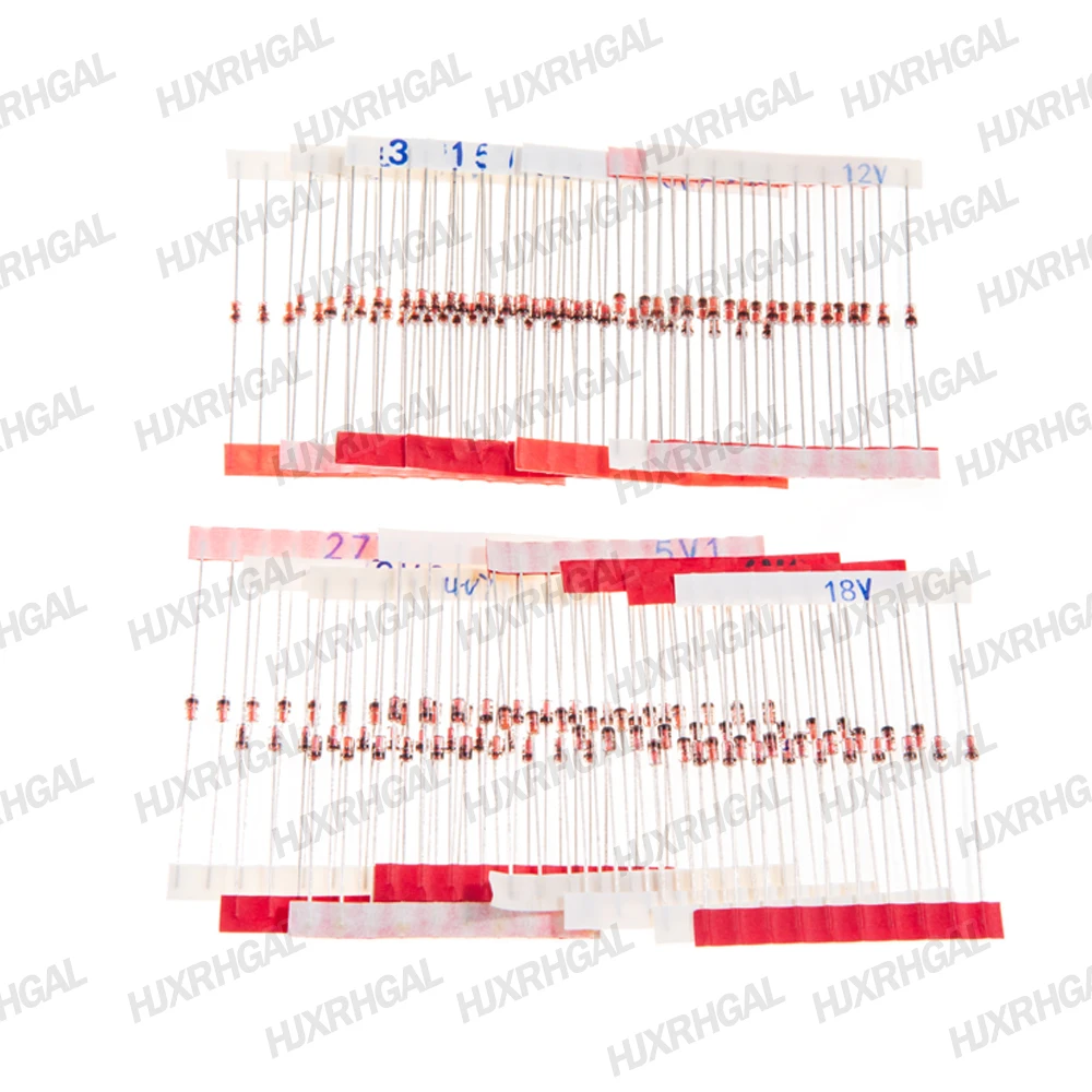 150pcs 1W 제너 다이오드 키트 DO-41 15 값 * 10pcs 3V-30V 구성 요소 diy 키트 꾸준한 압력 튜브 키트