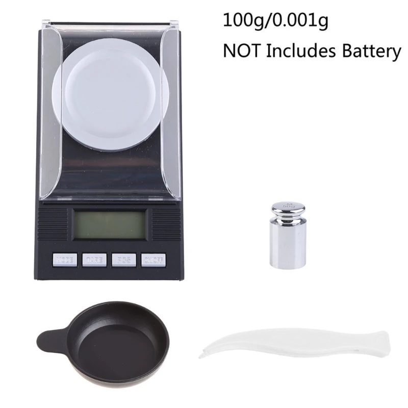 

100g/0.001g Digital Jewelry Scale Milligram Scale Tare Micro Scale for Powder