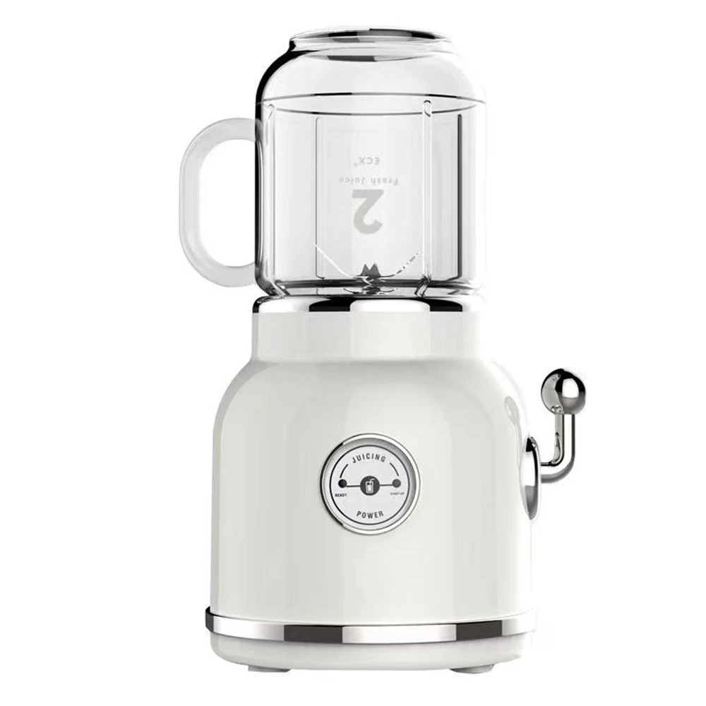 

600ML Blender with Rocker Switch 4 Stainless Blades Home Use Smoothie Vegetables Fruits Mixing Juicer Cup + Sport Water Bottle