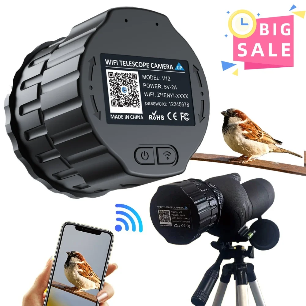 4 Million Pixel HD WiFi Electronic Eyepieces WiFi Telescope Eyepiece ...