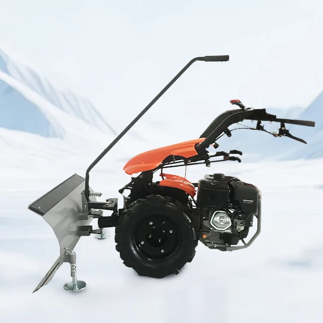 Macchina per la rimozione della neve su strada urbana invernale con soffiatore di neve a ingranaggi pieni spinta a mano 220V Nuova condizione - immagine 4
