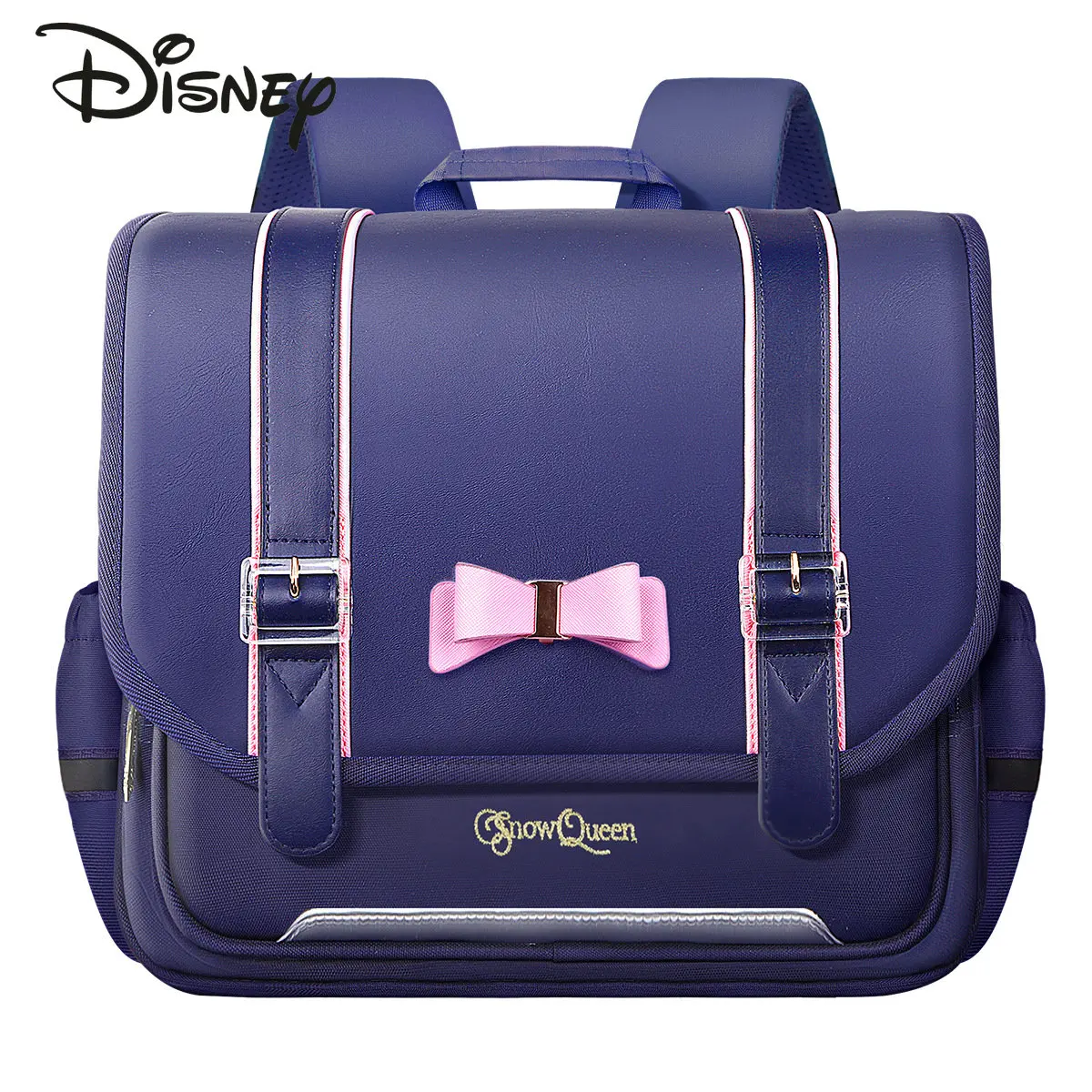Disney New Girls' Backpack Fashionable High Quality Student Backpack Cartoon Multi Functional Large Capacity Girls' Backpack