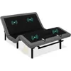 Adjustable Bed Frame, Electric Base w/Wireless Remote Control, Nightlight, Massager, 2 USB Ports, Bed Frames 1