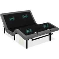 Adjustable Bed Frame, Electric Base w/Wireless Remote Control, Nightlight, Massager, 2 USB Ports, Bed Frames 1