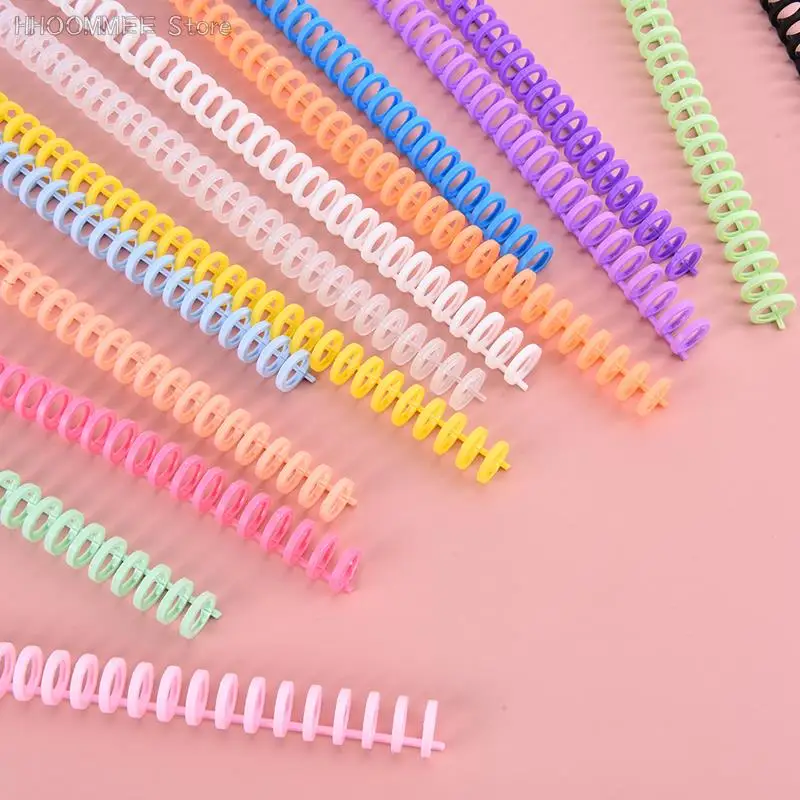 Loose-leaf Paper Book Scrapbook Album Binder Spiral A4 Notebook Binding Clips 3.7*28.7CM 30 Holes Circles Ring 10Pcs plastic binding rings metal ring binder metal binder ring loose leaf binding coil book binding supplies plastic binding coil loose leaf binder clips