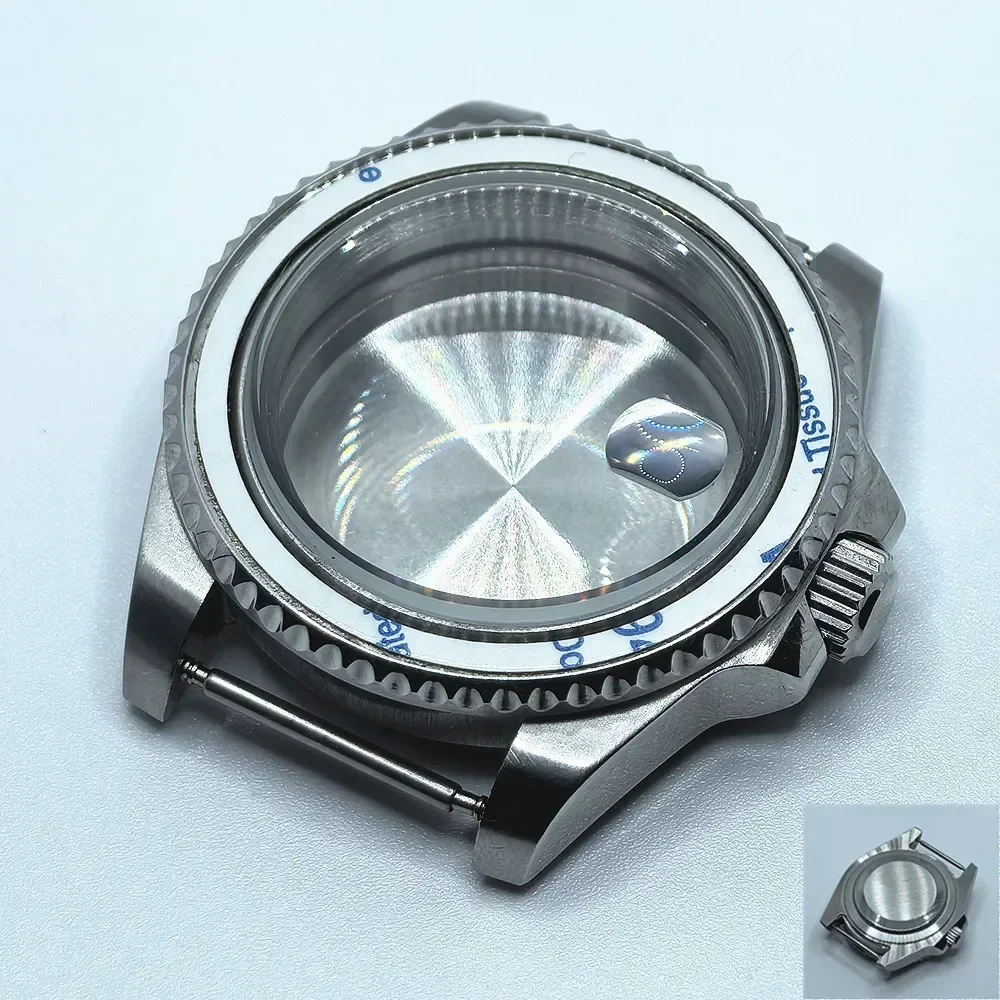 40mm Transparent Glass Watch Case