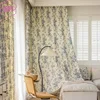 1PC American Curtains for Living Dining Room Bedroom Simple European Balcony Chenille Sheer Curtains Window White Tulle Custom 3