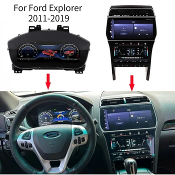 Panel de Instrumentos LCD para Ford Explorer 2011-2019, Tablero Digital, Velocímetro, Cabina Virtual, Carplay 1
