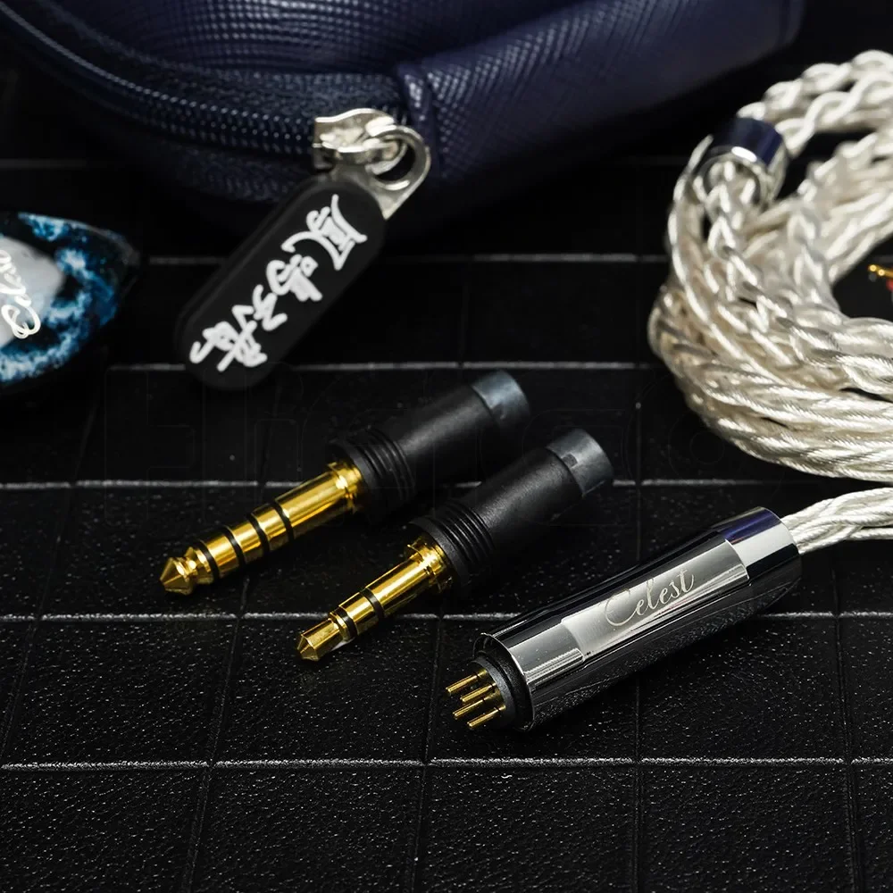 Kinera Celest Relentless 하이브리드 인이어 모니터 이어폰, 유선 하이브리드 헤드폰, 3.5mm + 4.4mm 교환 가능 플러그, 1DD + 6BA