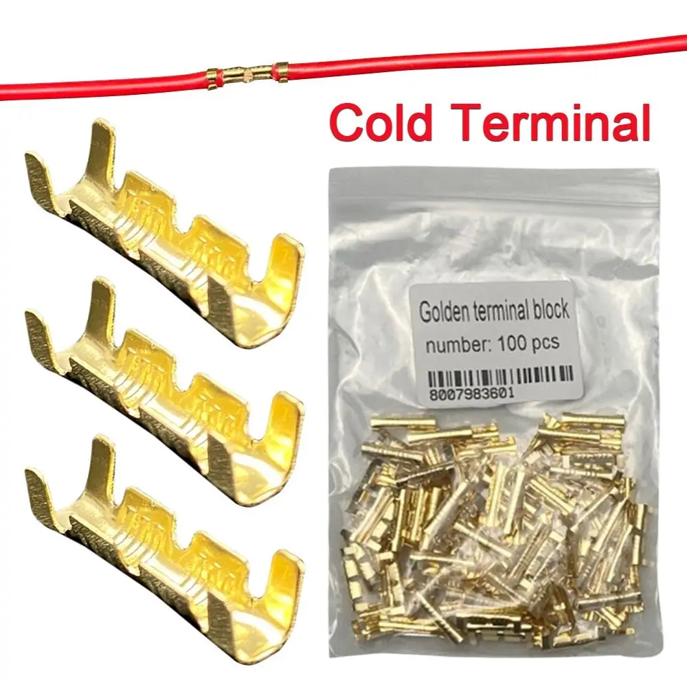 Description Picture 2 of item50/100/200pcs 0.3-1.5mm2 Terminal Line Wire Harness Cold Inserts Connectors Cold Terminal Wiring Tab