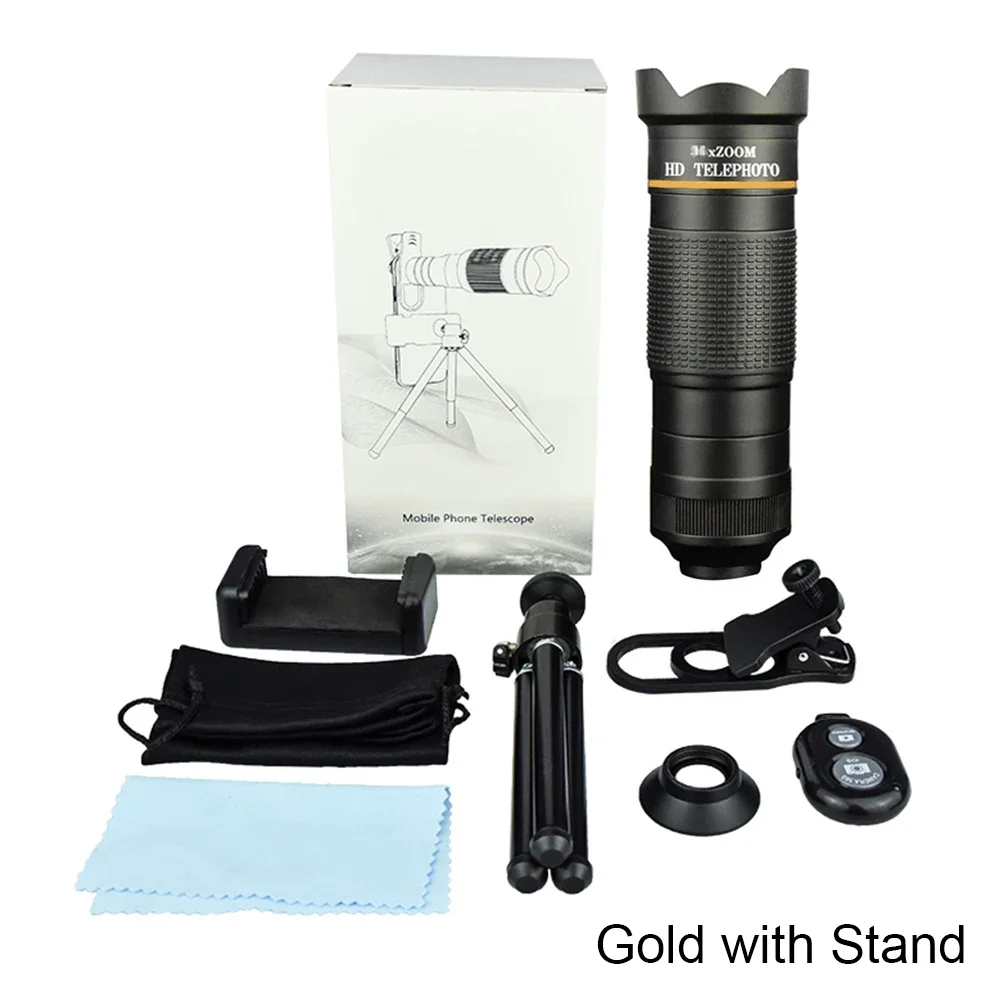 Gold with Stand
