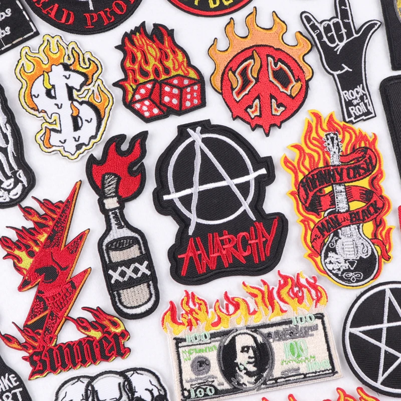 Amazon Parches Termoadhesivos Rock Parches Ropa Moteros Parches