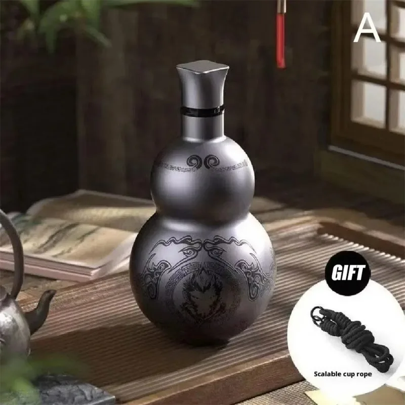 Black Myth Wukong Gourd Thermal Cup Wine Pot Portable Outdoor Wine Bottle Household Water Pot