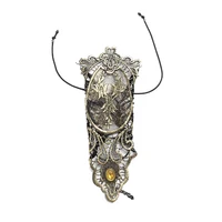 1pc Gothic Steampunk Lace Cuff Fingerless Glove Arm Warmer Bracelet Black Halloween Accessories Fashion And Sexy - Image 5