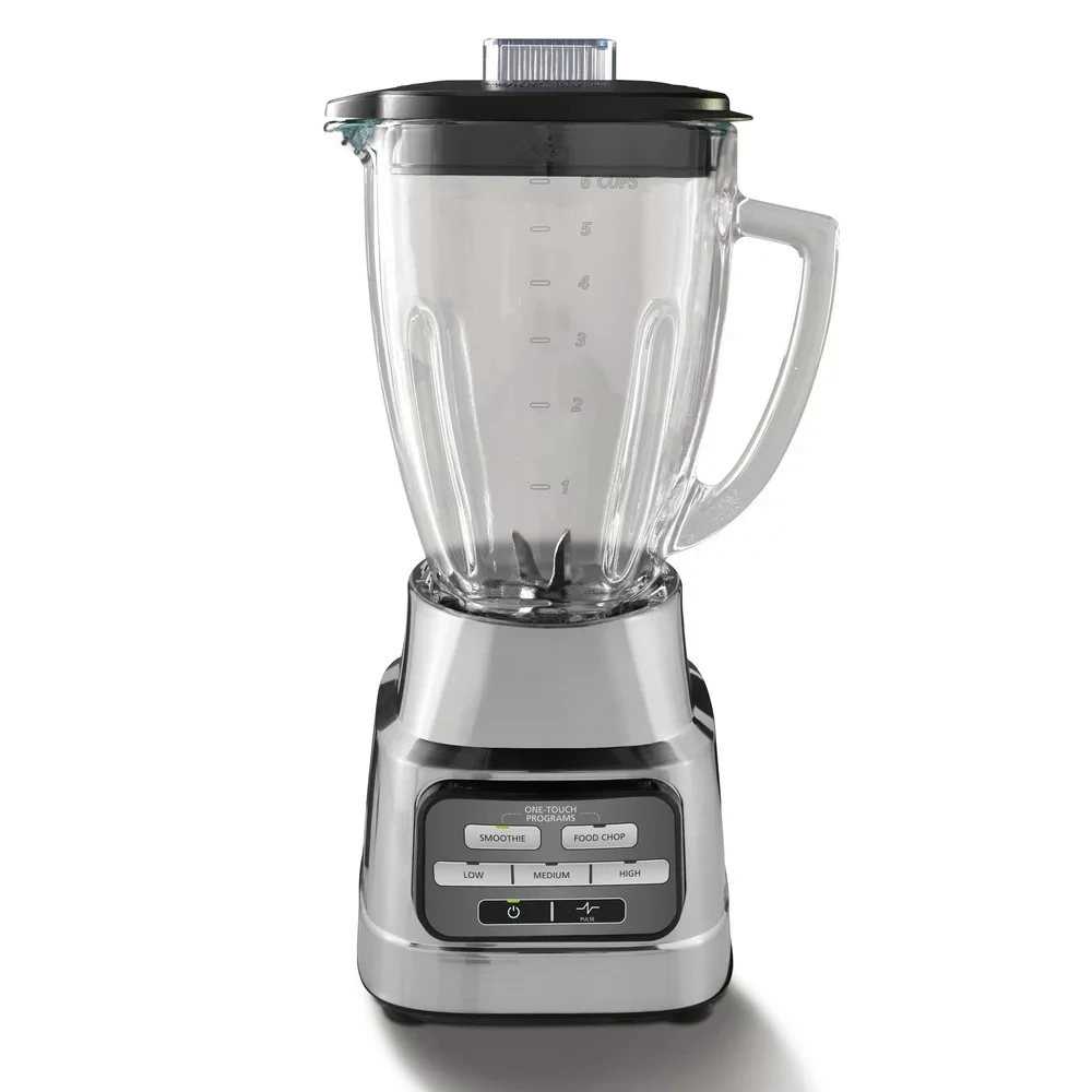 Blender with Auto-Programs and 6-Cup Boroclass Glass Jar - AliExpress