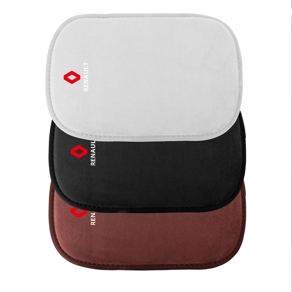 Car Armrest Mat Center Console Arm Rest Protection Cushion Storage Box Cover Pads For Renault Megane 4 3 Talisman Captur Duster