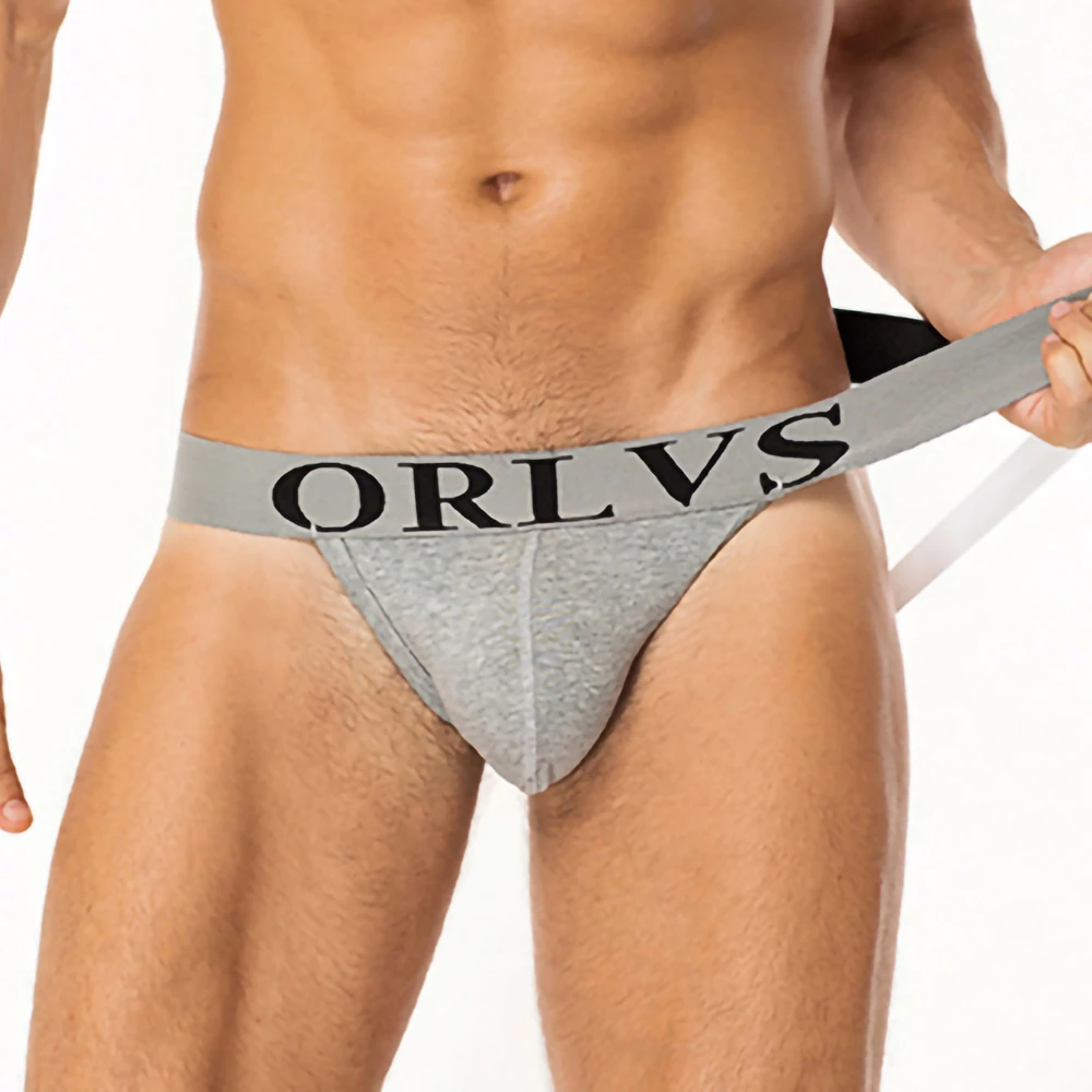 Sous vetements sexy en coton respirant pour hommes culotte gay jockstrap string tanga grosse poudre de penis bikini AliExpress