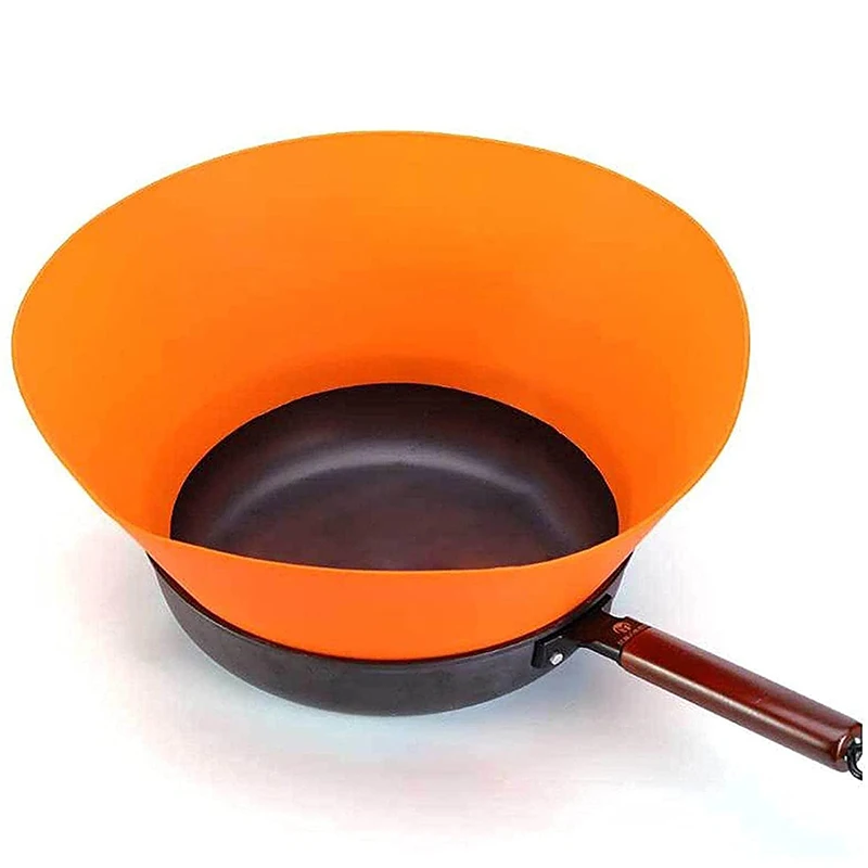 Description Picture 3 of itemSilicone Splash Pot Lid Anti-Overflow Cover Silicone Pot Cover Splash Oil Cover Oil Screen Ultimate Splatter Guard Fry Pan
