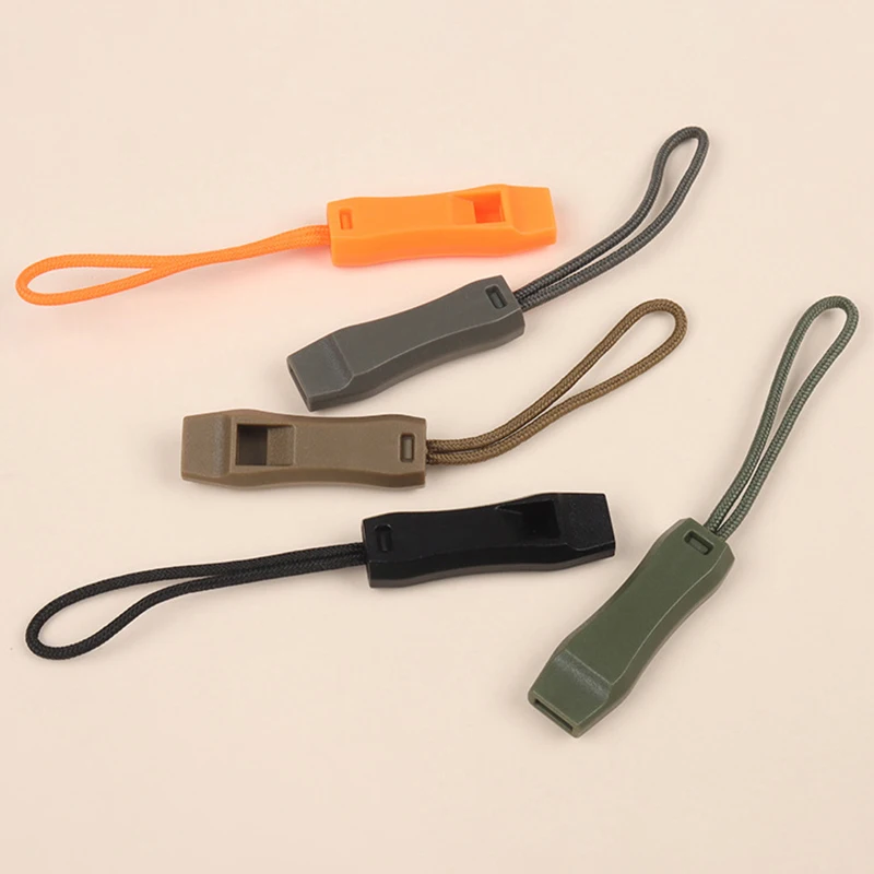 Camping Essential - Fischietto multifunzionale a doppia fascia con doppio tubo e corda di coda. - immagine 3
