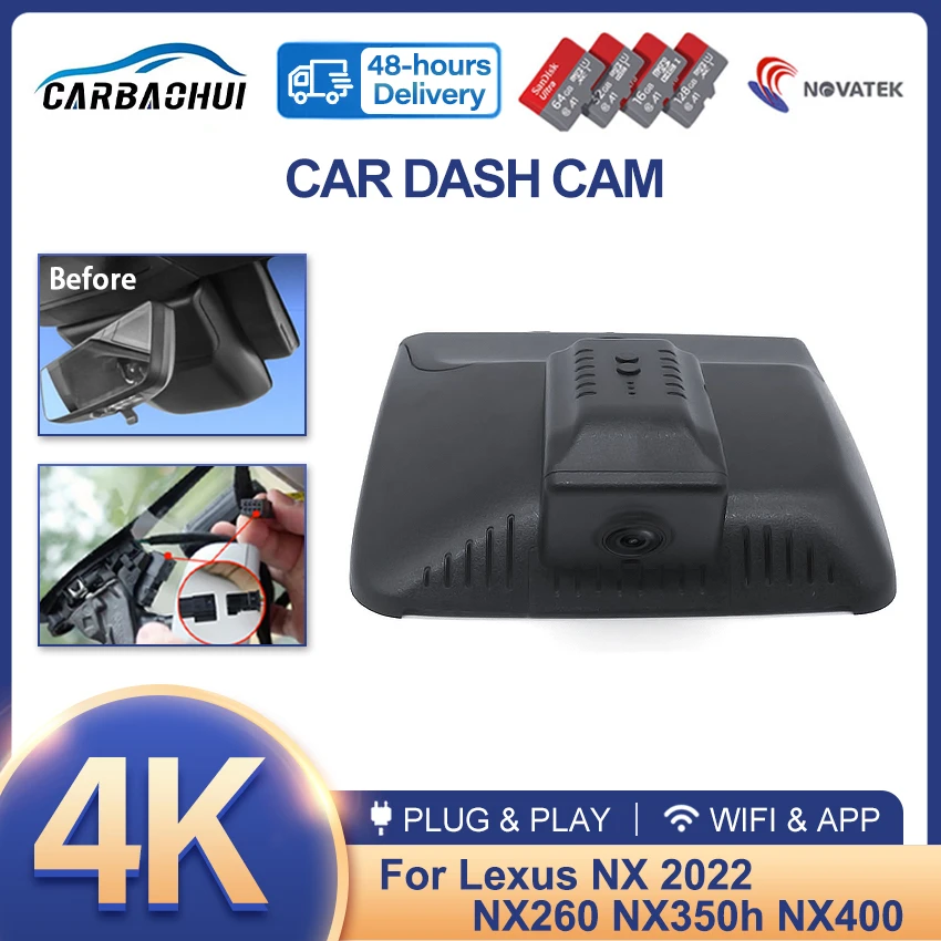 New ! 4k 2160p Car DVR Video Recorder Plug and play Dash Cam Camera HD
