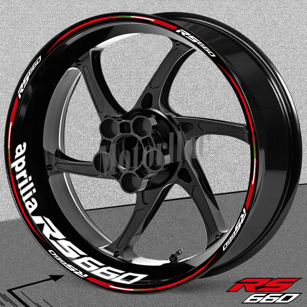 Reflective Motorcycle Wheel Stickers Rim Stripes Hub Decal Tape