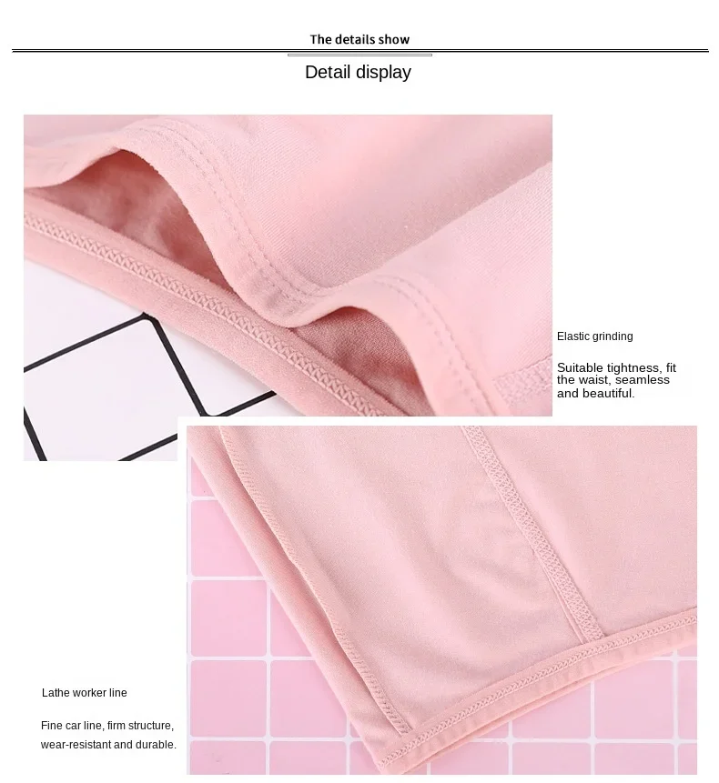 6XL Super Plus Size Women Underwear High Waist Cotton Breathable Lace Trim Panties Postpartum Big Size Ladies Underwear