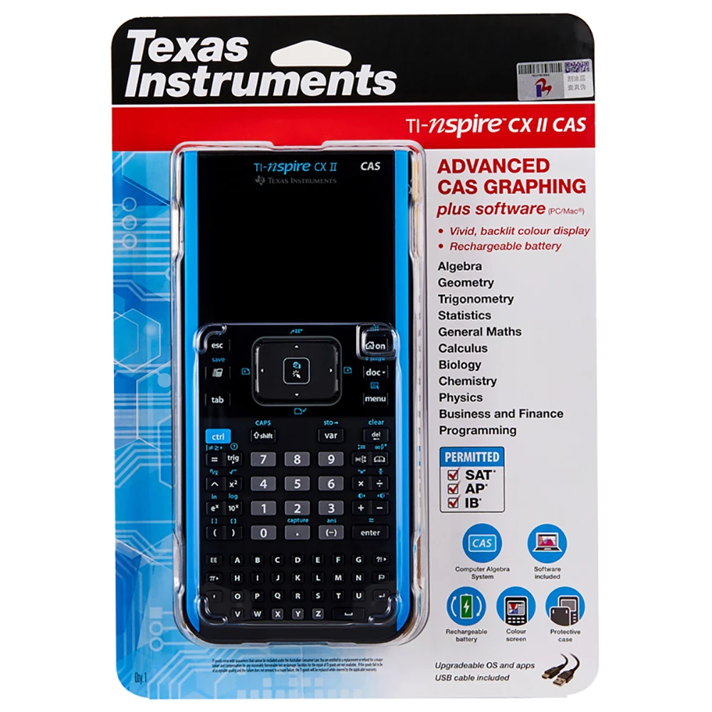 Texas Instruments TI-Nspire CX II CAS 電卓（Texas Instruments 