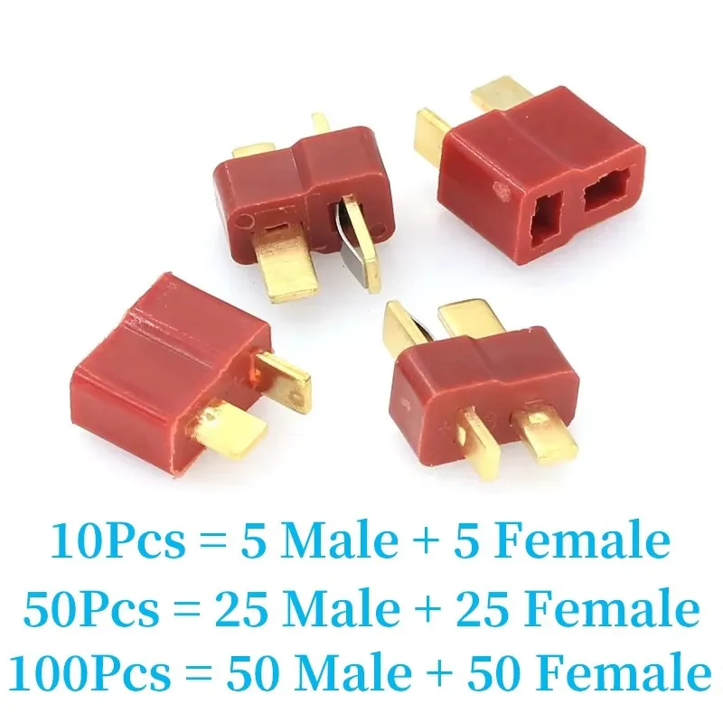 Connecteurs Batterie RC Mâle/Femelle Lot 10-100pcs