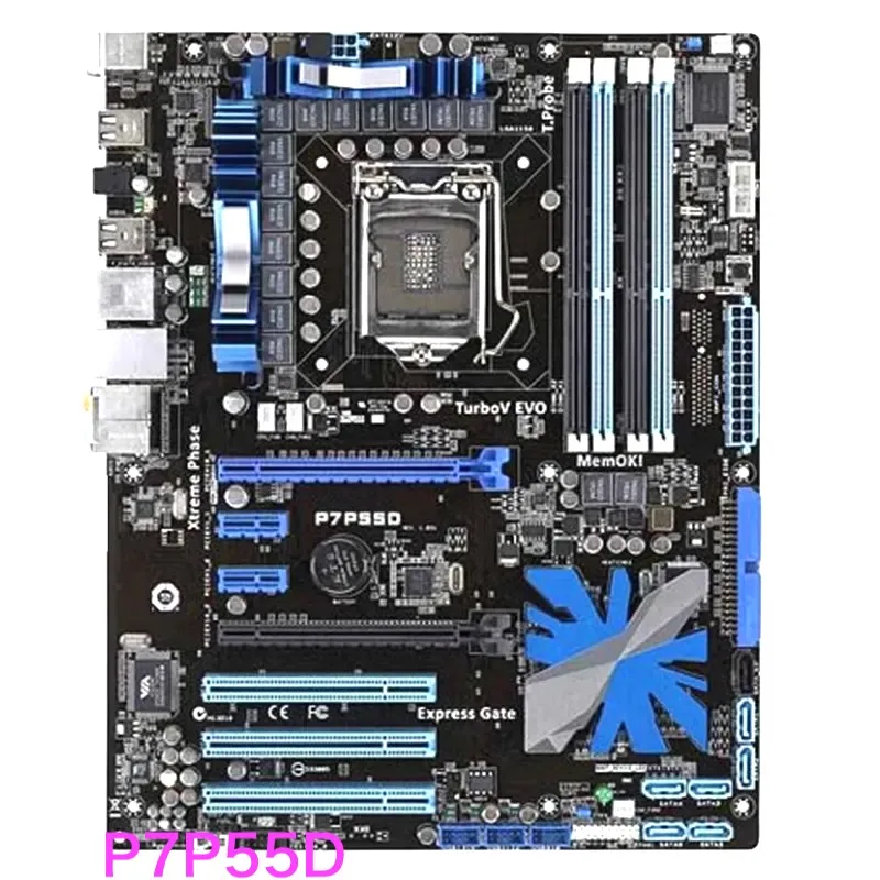 ASUS P7P55D Motherboard 16GB LGA 1156 DDR3 ATX P55 Mainboard - laptop ...