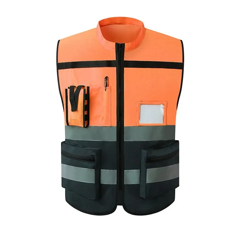 Tactical High Visibility Reflective Vest Working Clothes Cycling Sports Outdoor Reflective Safety Clothing Jacket