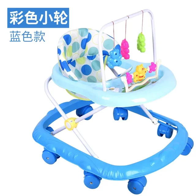 Multi Functional Anti Rollover Stroller for Infants Young Children Aged 6/7-18 Months Music Baby Walker 2