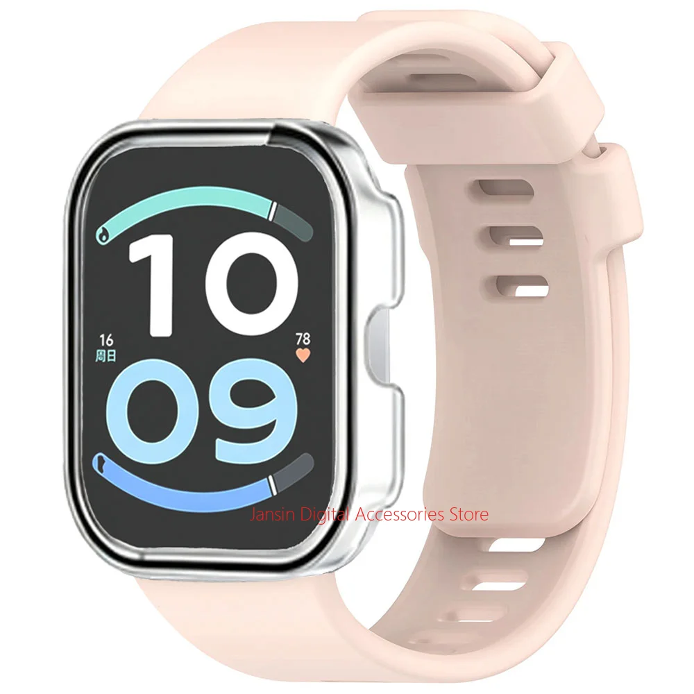Versatile Sport Band with Clear Tempered Glass Case and Protective Cover